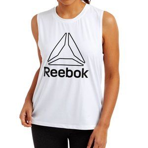Reebok White Prime Muscle Tank